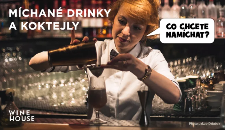 Bartender making cocktail