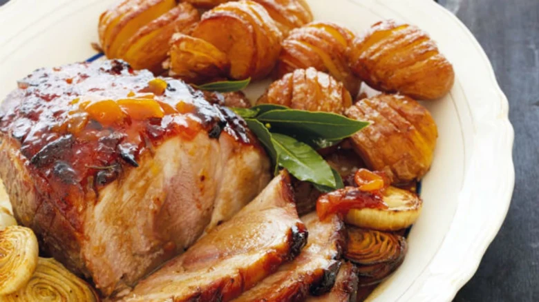 Roasted pork with potatoes