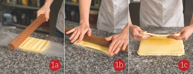 Rolling and folding dough