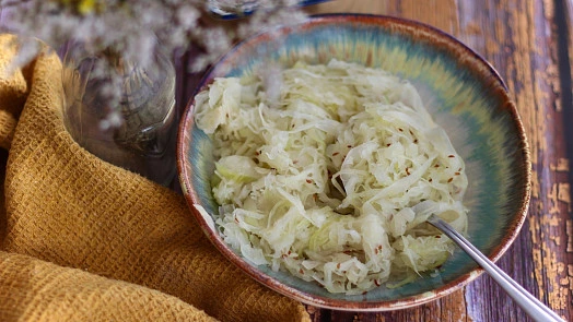 Sauerkraut in bowl