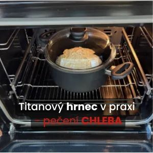 Pečení chleba v hrnci ve troubě