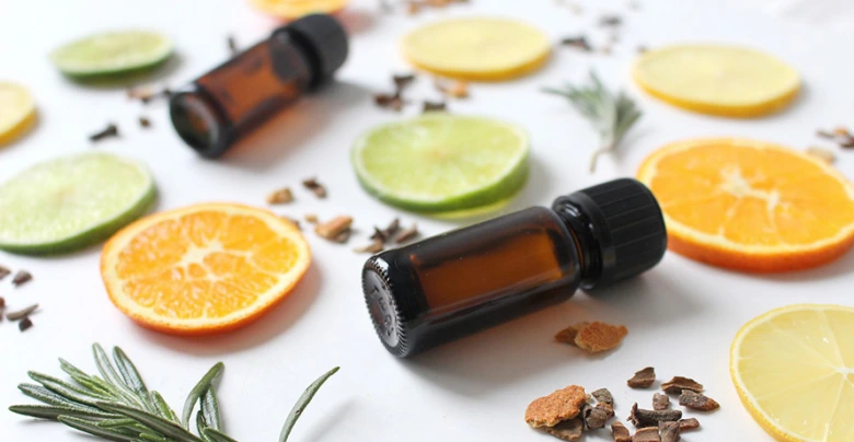 Citrus plody bylinky a oleje pro kuchyňské použití