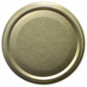 Canning lid top view